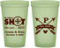 Custom Wedding 22 oz Glow In The Dark Cups - Take A Shot She Said Yes | 370