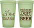 Custom Wedding 22 oz Glow In The Dark Cups - Dear Beer | 372