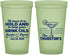 Custom Wedding 22 oz Glow In The Dark Cups - To Have And To Hold | 375