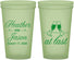 Custom Wedding 22 oz Glow In The Dark Cups - At Last | 382