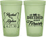 Custom Wedding 22 oz Glow In The Dark Cups - We Decided On Forever | 386