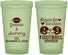 Custom Wedding 22 oz Glow In The Dark Cups - Hearts United Football | 395