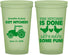 Custom Wedding 22 oz Glow In The Dark Cups - Got Hitched Tractor | 397