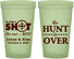 Custom Wedding 22 oz Glow In The Dark Cups - The Hunt Is Over | 400