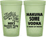 Custom Bachelor Party 22 oz Glow In The Dark Cups - Fiesta Mexican | 40004