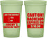 Custom Bachelor Party 22 oz Glow In The Dark Cups - Caution Expires On | 40012