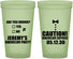 Custom Bachelor Party 22 oz Glow In The Dark Cups - Caution Expires On | 40013