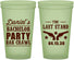 Custom Bachelor Party 22 oz Glow In The Dark Cups - The Last Stand | 40016