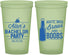 Custom Bachelor Party 22 oz Glow In The Dark Cups - Brews And Boobs | 40022