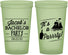 Custom Bachelor Party 22 oz Glow In The Dark Cups - Boat | 40023