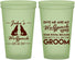 Custom Bachelor Party 22 oz Glow In The Dark Cups - Wolfpack | 40036