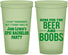 Custom Bachelor Party 22 oz Glow In The Dark Cups - Beer And Boobs | 40039