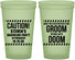 Custom Bachelor Party 22 oz Glow In The Dark Cups - Groom Rhymes Doom | 40042
