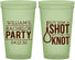 Custom Bachelor Party 22 oz Glow In The Dark Cups - Buy Him A Shot | 40051