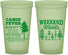 Custom Bachelor Party 22 oz Glow In The Dark Cups - Camping | 40065
