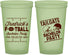 Custom Bachelor Party 22 oz Glow In The Dark Cups - Football | 40067