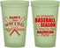 Custom Bachelor Party 22 oz Glow In The Dark Cups - Baseball | 40075