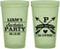 Custom Bachelor Party 22 oz Glow In The Dark Cups - Hunt Is Over | 40082