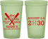 Custom Bachelor Party 22 oz Glow In The Dark Cups - Baseball | 40086