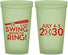 Custom Bachelor Party 22 oz Glow In The Dark Cups - Baseball | 40087