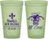 Custom Bachelor Party 22 oz Glow In The Dark Cups - Mardi Gras | 40089