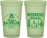 Custom Bachelor Party 22 oz Glow In The Dark Cups - Camping | 40093