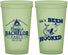 Custom Bachelor Party 22 oz Glow In The Dark Cups - Fishing Hooked | 40096