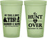 Custom Wedding 22 oz Glow In The Dark Cups - The Hunt Is Over | 403