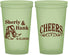 Custom Wedding 22 oz Glow In The Dark Cups - Cheers Cowboy | 411