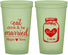 Custom Wedding 22 oz Glow In The Dark Cups - Mason Jar | 415