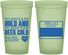 Custom Wedding 22 oz Glow In The Dark Cups - Hello My Name Is | 418