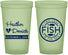 Custom Wedding 22 oz Glow In The Dark Cups - Two Less Fish In The Sea | 420