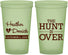 Custom Wedding 22 oz Glow In The Dark Cups - The Hunt Is Over | 427