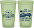Custom Wedding 22 oz Glow In The Dark Cups - Sandy Feet Salty Kisses | 434