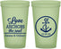 Custom Wedding 22 oz Glow In The Dark Cups - Love Anchors The Soul | 440