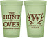 Custom Wedding 22 oz Glow In The Dark Cups - Monogram | 442