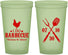 Custom Wedding 22 oz Glow In The Dark Cups - I Do Barbecue Bbq | 445