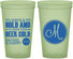 Custom Wedding 22 oz Glow In The Dark Cups - Monogrammed | 450