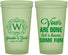 Custom Wedding 22 oz Glow In The Dark Cups - Vows Are Done Have Fun | 460
