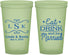 Custom Wedding 22 oz Glow In The Dark Cups - Eat Drink Be Married | 463