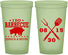 Custom Wedding 22 oz Glow In The Dark Cups - I Do Barbecue Bbq | 473