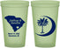 Custom Wedding 22 oz Glow In The Dark Cups - Palmetto Tree | 475