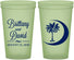 Custom Wedding 22 oz Glow In The Dark Cups - Palmetto Tree | 478