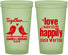 Custom Wedding 22 oz Glow In The Dark Cups - Happily Ever After | 480