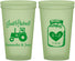 Custom Wedding 22 oz Glow In The Dark Cups - Just Hitched Mason Jar | 483