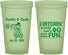 Custom Wedding 22 oz Glow In The Dark Cups - Tractor Hitchin | 489