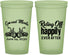 Custom Wedding 22 oz Glow In The Dark Cups - Motorcycle | 493