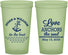 Custom Wedding 22 oz Glow In The Dark Cups - Love Anchors The Soul | 498