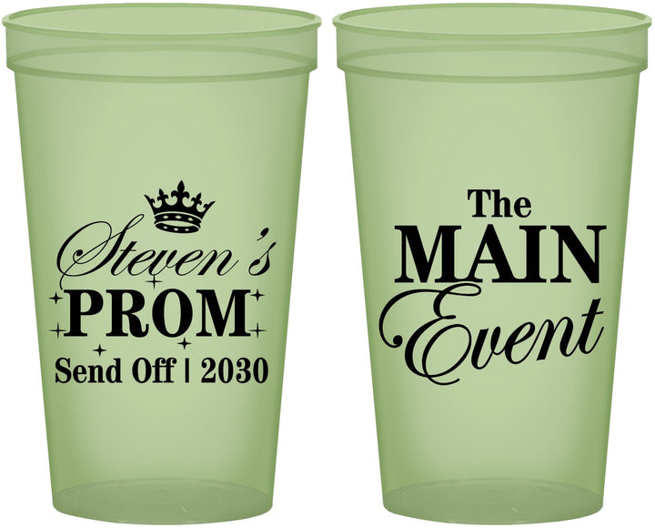 Custom Prom 22 oz Glow In The Dark Cups - Send Off | 50008