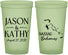 Custom Wedding 22 oz Glow In The Dark Cups - Bahamas | 506